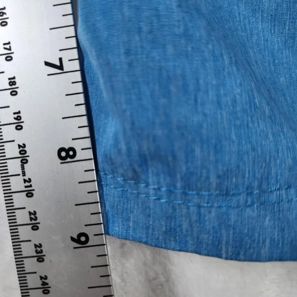 Hurley Mens Board‎ Shorts Sz 30 Blue Swim Trunks Surf Logo Drawstring